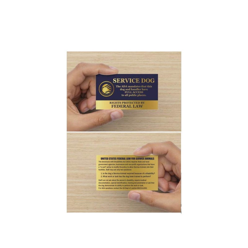 WORKINGSERVICEDOG.COM Small Service Dog Sling Carrier with ID Tag | EZ-Sling for Small Dogs | Includes Five Service Dog Law Handout Cards| Comfortable Alternative to Conventional pet Carriers - Image 4